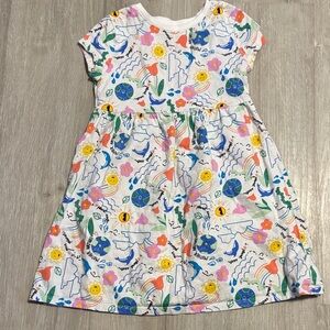 Colorful Kids Dress with Fun Print